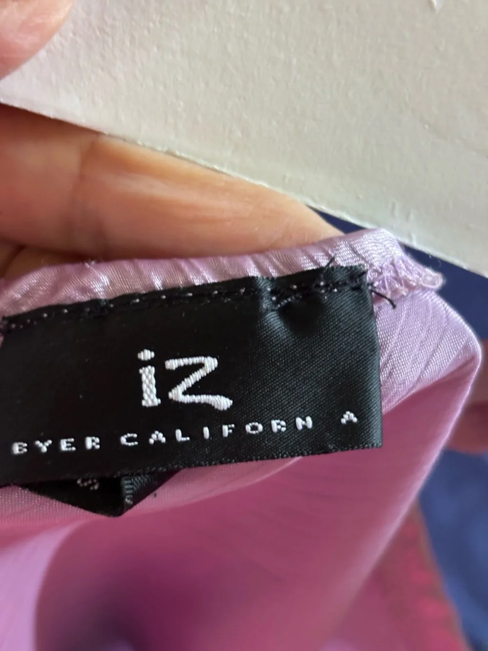 Iz Byer Lilac Satin Camisole with Chain Waist Detail - Picture 7 of 8